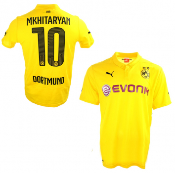 Puma Borussia Dortmund Trikot 10 Henrikh Mkhitaryan 2014/15 CL BVB Herren S-M 176cm