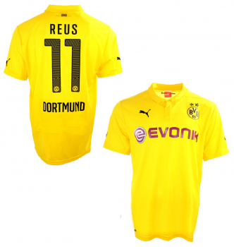Puma Borussia Dortmund Trikot 11 Marco Reus 2014/15 BVB Gelb CL Herren XL