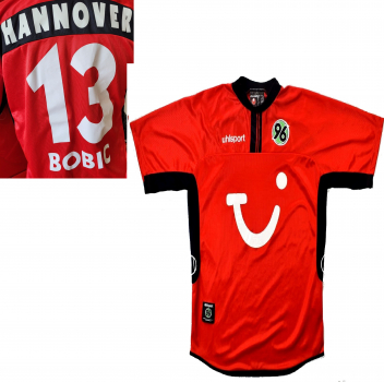Uhlsport Hannover 96 Trikot 13 Fredi Bobic 2002/03 rot Tui Herren M