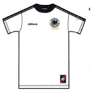 Adidas Deutschland T-shirt DfB Trikot originals Europameister Trikot 1980 Herren S