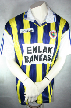 Adidas Fenerbahce Istanbul Trikot Nr. 7 CL 1997/98 Emlak Bankasi Herren XL