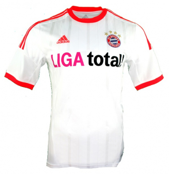Adidas FC Bayern München Trikot 2012/13 Weiß Orange Triple Neu Herren M oder XL