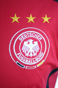 Adidas Deutschland Trikot 7 Bastian Schweinsteiger WM 2006 Rot DfB Herren 176cm/S/M/L