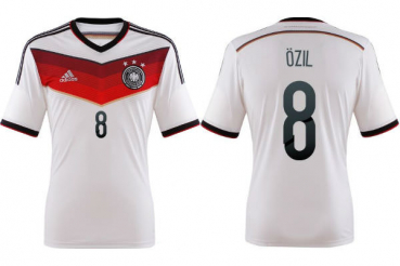 Adidas Deutschland Trikot 8 Mesut Özll WM 2014 DFB Home Herren S