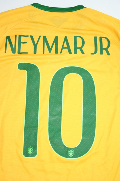 Nike Brasilien Trikot 11 Neymar WM 2014 Gelb Heim WM Neu Herren L