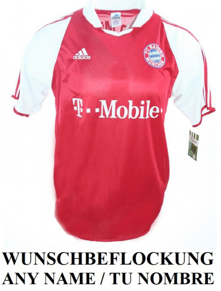 Adidas FC Bayern München Trikot 2003/04 T-mobile Heim Herren M (B-Ware)