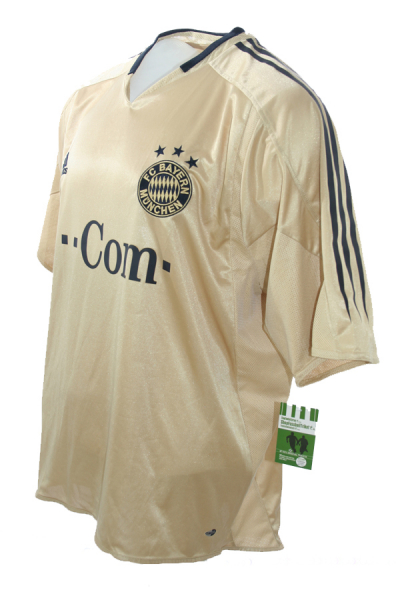 Adidas FC Bayern München Trikot 2004/06 Gold T-Com NEU Herren M oder XL