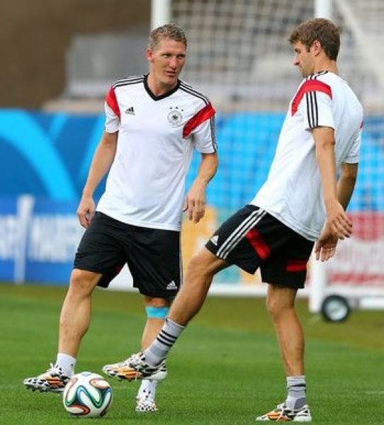 Adidas Deutschland Trikot 7 Bastian Schweinsteiger WM 2014 Adizero Matchworn DFB Herren XL