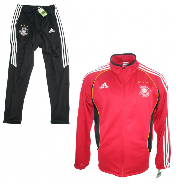Adidas Deutschland Trainingsanzug WM 2006 Rot DFB Herren XXL = 9 = 198cm