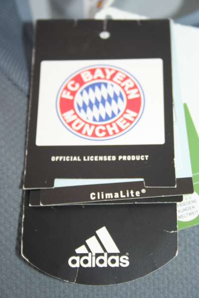 Adidas FC Bayern München Torwart Trikot 1 Oliver Kahn Opel Grau 2001/02 NEU Herren XL 2XL XXL