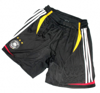Adidas Germany Jersey shorts 2006 home match worn black men's M or kids 176 cm UK 32" US = XL