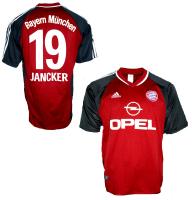Adidas FC Bayern Munich jersey 19 Carsten Jancker 2001/02 Opel men's XXL / 2XL