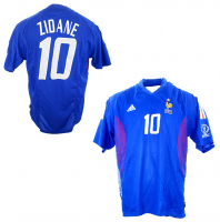 Adidas Francia camiseta 10 Zinedine Zidane copa del Mundo 2002 azul senor M L o XL