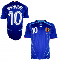 Adidas Japón camiseta 10 Shunsuke Nakamura Copa del Mundo 2006 azul senor XXL/2XL