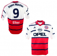 Adidas FC Bayern München Trikot 9 Giovane Elber 1999/2000 Opel Herren S-M = Kinder 176 cm oder S