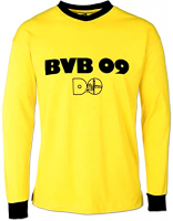 Borussia Dortmund camiseta 1975 BVB 09 retro amarillo negro nuevo senor M
