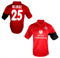 Nike 1. FC Kaiserslautern camiseta 25 Miroslav Klose 2000/2001 rojo senor S/M/L