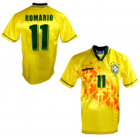 Umbro Brasilien Trikot 11 Romario WM 1994 Weltmeister USA-94 4 Sterne Heim Herren L