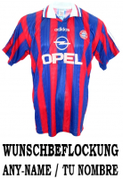 Adidas FC Bayern Múnich camiseta 1995-1997 Opel azul rojo senor XS,S,M,XL o XXL/2XL