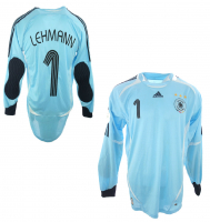 Adidas Alemania portero camiseta 1 Jens Lehmann 2006 DFB azul señor M o L