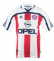 Adidas FC Bayern München Trikot 2000/01 CL sieg away Opel weiß rot Herren S oder XL & Kinder 140 cm