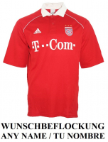 Adidas FC Bayern Munich jersey 2005/06 T-Com red home men's S, M, L, XL or XXL/2XL
