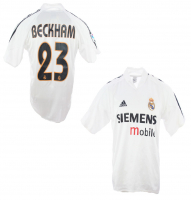 Adidas Real Madrid camiseta 23 David Beckham 2004/05 home blanco senor XL y nino 164 cm