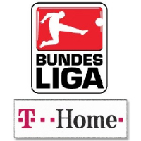 Fußball Bundesliga Patch + T-home Logo Flock Aufnäher Aufbügler Neu DFL von 2006/07 bis 2008/09