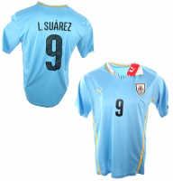 Puma Uruguay jersey 9 Luis Suarez world cup 2014 home blue new men's XL