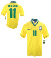 Umbro Brasil Camiseta 11 Romario 1994/96 campeonato amarillo senor M L XL