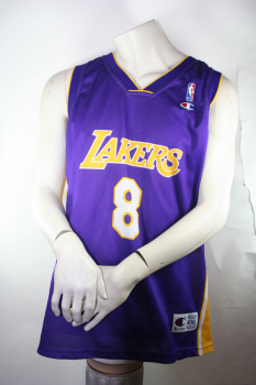 Champion Los Angeles Lakers jersey 8 Kobe Bryant basketball blue NBA men's S/M/L/XL/XXL shirt buy & order cheap online shop - spieler-trikot.de retro, vintage & old football shirts & jersey from super