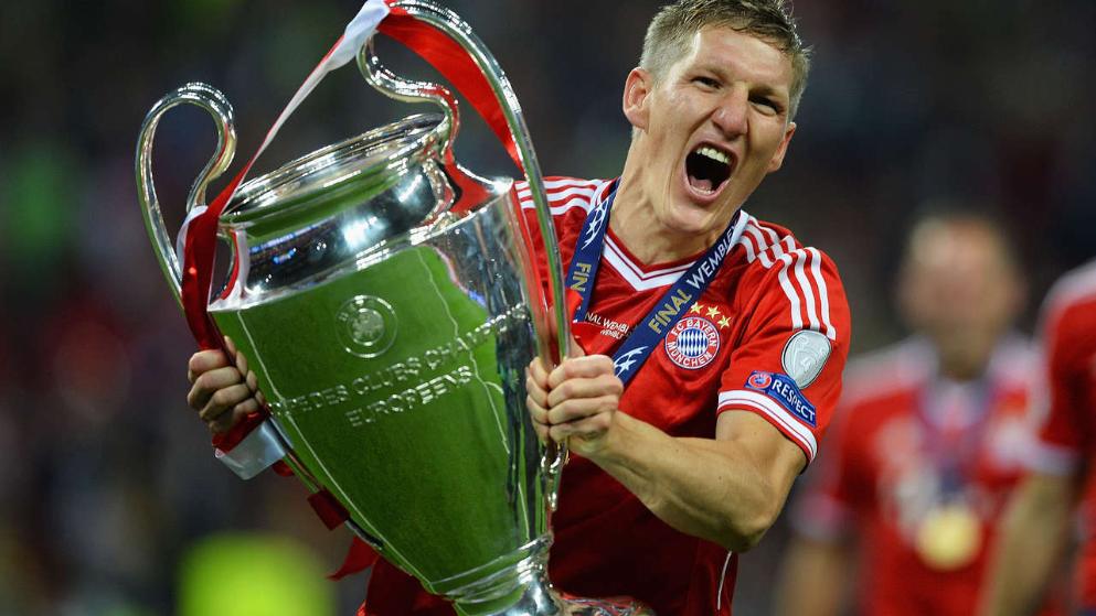 176-XXL 3rd Schweinsteiger Trikot FC Bayern 2014-2015 Champions League WC 