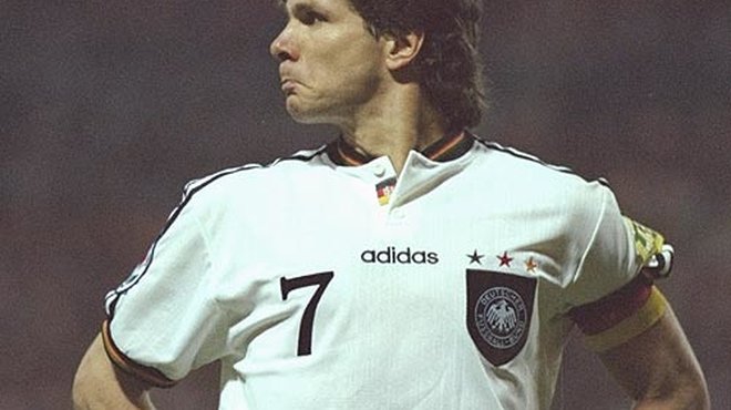 Adidas Germany jersey 7 Andreas Möller Euro 1996 winner home