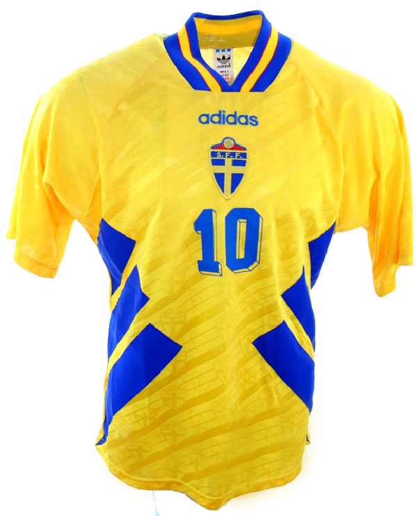 Sweden jersey 10 Martin Dahlin 1994 