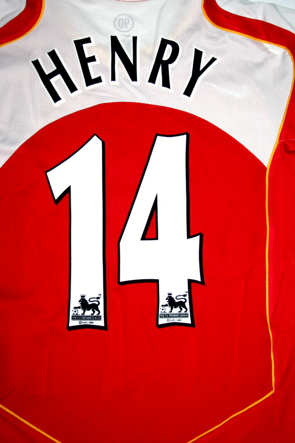 Nike Arsenal London jersey 14 Thierry Henry 2004/05 men's S/M/L/XL 