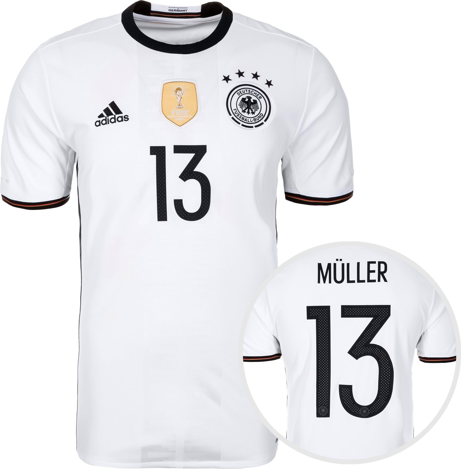 Adidas Germany jersey 2016 18 Kroos 19 Götze 7