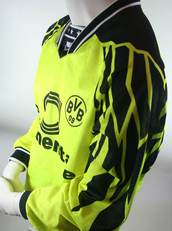 Nike Borussia Dortmund camiseta 10 Andreas Möller 1994/95 Die Continentale amarillo senor S/M/L ...