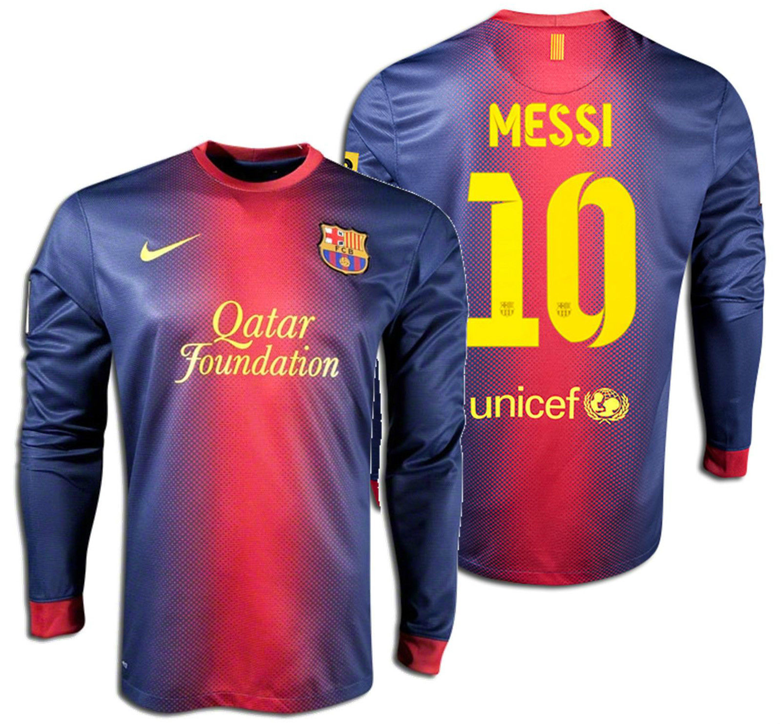 Nike Fc Barcelona Jersey 10 Lionel Messi Match Worn 2012