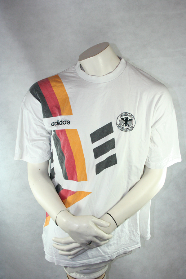 1994 Deutschland WM Herren Retro Fußballtrikot Grün S-2XL T-Shirt 