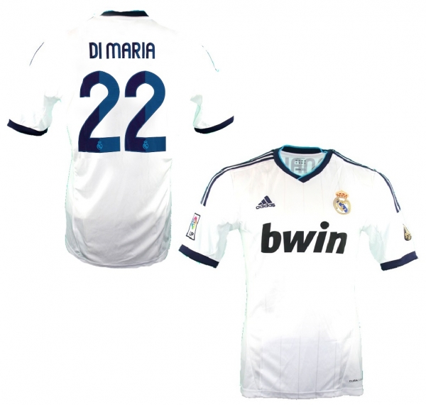 talla M Camiseta Real Madrid Adidas 2012/2013 Ángel Di María 
