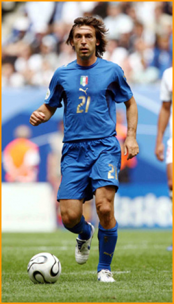 Puma Italia camiseta 21 Andrea Pirlo Copa del Mundo 2006 sen