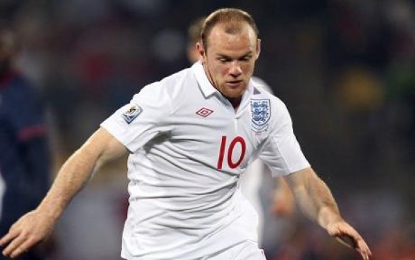 Umbro England Trikot 10 Wayne Rooney WM 2010 weiß home Herre